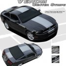 Wide Center Snake Racing Stripe 3M Graphic Decal 2013-2014 Ford Mustang GT V6