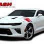 2016-2018 Chevy Camaro Hashmarks Hood Fender Vinyl Stripes Graphics Decals SS LS