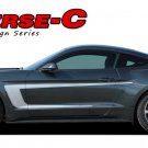 2015-2017 Ford Mustang REVERSE-C Boss 302 Style C Stripe 3M Vinyl Decals Graphic