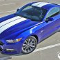 2016 2017 Ford Mustang Lemans Hood Racing Rally Stripes 3M Vinyl Graphic Decal F