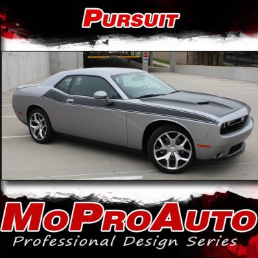 2015-2018 Dodge Challenger RT SXT PURSUIT Graphics Stripes Decals 3M Pro PDS4504
