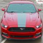 2015-2017 Ford Mustang STELLAR Racing Stripes Decals 3M Vinyl Graphics PDS3293