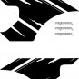 Predator 2 Raptor Style Side Bed Graphics Decals Stripes 2008-2014 Ford F-150