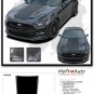 2015-2017 Ford Mustang GT MEGA HOOD Decals Stripe 3M Pro Vinyl Graphic PDS3598