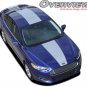 Ford Fusion 2013-2017 Wide Hood Roof Trunk Spoiler Racing Stripes Decals Graphic