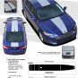 Ford Fusion 2013-2017 Wide Hood Roof Trunk Spoiler Racing Stripes Decals Graphic