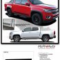 2015-2018 Chevy Colorado Rampart Lower Rocker Panel Vinyl Graphics Stripes Decal