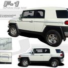 F1 SUV Body Line Vinyl Graphics Decals Pin Stripes 2007-2013 Toyota FJ Cruiser