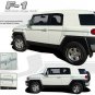 F1 SUV Body Line Vinyl Graphics Decals Pin Stripes 2007-2013 Toyota FJ Cruiser