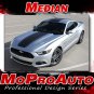 2015 2016 2017 Ford Mustang GT V6 MEDIAN Decals Stripe 3M Pro Vinyl PDS3216