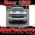 2013-2015 Chevy Silverado 1500 Truck 1500 RALLY Decals Racing 3M Stripes PD3252