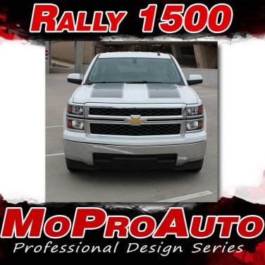 2013-2015 Chevy Silverado 1500 Truck 1500 RALLY Decals Racing 3M Stripes PD3252