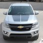2015-2017 Chevy Colorado Pickup SUMMIT HOOD Decals 3M Pro Stripe Graphics PD4150