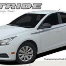 Stride Upper Body Line Pin Stripe 3M Vinyl Graphic Decal fits 11-15 Chevy Cruze