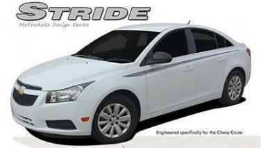 Stride Upper Body Line Pin Stripe 3M Vinyl Graphic Decal fits 11-15 Chevy Cruze