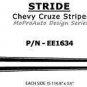 Stride Upper Body Line Pin Stripe 3M Vinyl Graphic Decal fits 11-15 Chevy Cruze