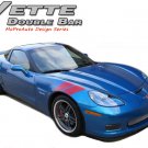 Hash Mark Hood Fender 3M Stripes Vinyl Graphic Decal 2005-2013 Chevy Corvette C6