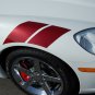 Hash Mark Hood Fender 3M Stripes Vinyl Graphic Decal 2005-2013 Chevy Corvette C6