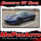 C7 HOOD 2014-2018 Chevy Corvette Center Blackout Vinyl Graphic Decal 3M Stripes