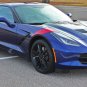 2014-2017 Corvette Double Bar Hood Fender Vinyl Graphic C7 HASH Decal 3M Stripe