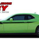 2011-2017 2018 Dodge Challenger Fury Side Door Pro Vinyl Stripes Graphic Decals