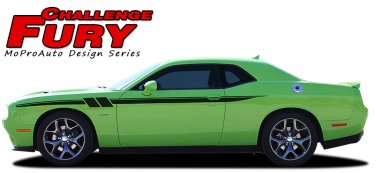 2011-2017 2018 Dodge Challenger Fury Side Door Pro Vinyl Stripes Graphic Decals