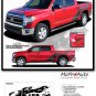 2014-2016 Shredder Tundra Crew Max Vinyl Graphics Decals Hood Truck Bed Stripes