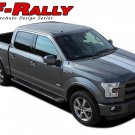 F-RALLY 2015-2018 Ford F-150 Split Center Racing Stripes Vinyl Decals 3M Graphic