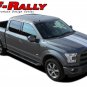 F-RALLY 2015-2018 Ford F-150 Split Center Racing Stripes Vinyl Decals 3M Graphic
