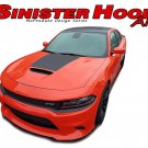 Center Hood Daytona Hemi Vinyl Graphic Decal 2015 2016 2017 2018 Dodge Charger