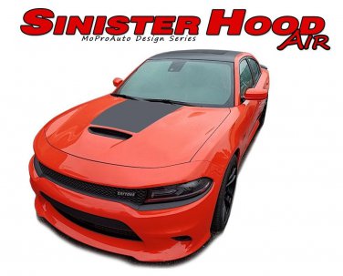 Center Hood Daytona Hemi Vinyl Graphic Decal 2015 2016 2017 2018 Dodge Charger