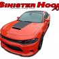 Center Hood Daytona Hemi Vinyl Graphic Decal 2015 2016 2017 2018 Dodge Charger