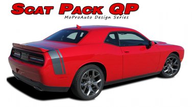 2011-2018 Challenger Scat Pack Quarter Rear Trunk 3M Vinyl Graphic Stripe Decal