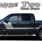 Force Two Solid Side Hockey Decals Stripes Vinyl Graphics 2009-2014 Ford F-150