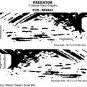 Predator Raptor Style Side Bed Graphics Decals Stripes fits 2009-2014 Ford F-150