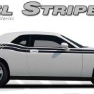 2017-2018 Dodge Challenger Dual Strobe Side Body 3M Vinyl Stripe Graphic Decal
