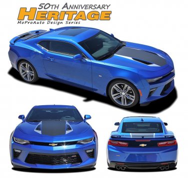 2016-2018 Chevy Camaro 50th Anniversary Pace Rally Stripe Vinyl Graphic 3M Decal