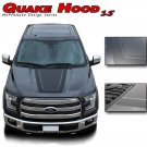 2015-2018 Quake Hood Ford F-150 Tremor Style Decals Stripes 3M Vinyl Graphics