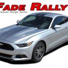 Ford Mustang 2015 2016 2017 FADE RALLY Hood Racing Stripe Vinyl Graphic 3M Decal
