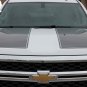 2014-2015 Chevy Silverado RALLY 1500 3M Vinyl Hood Tail Stripe Decals Graphic