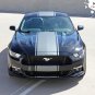 2015-2017 Ford Mustang GT CONTENDER Center Racing Stripes Decals 3M Pro PDS4534