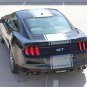 2015-2017 Ford Mustang GT CONTENDER Center Racing Stripes Decals 3M Pro PDS4534