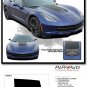 2014-2018 Corvette C7 HOOD Center Blackout Vinyl Graphic Decal 3M Pro Stripes