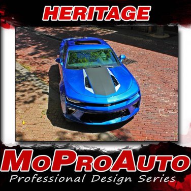 2016-2017 Chevy Camaro SS RS HERITAGE CENTER & ACCENTS Racing Stripes Decals 3M