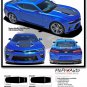 2016-2017 Chevy Camaro SS RS HERITAGE CENTER & ACCENTS Racing Stripes Decals 3M