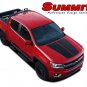 2015-2018 Chevy Colorado Summit Split Dual Hood Vinyl Graphics Stripes Decals 3M