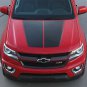 2015-2018 Chevy Colorado Summit Split Dual Hood Vinyl Graphics Stripes Decals 3M