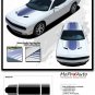 2015 2016 2017 2018 Shaker Challenger Hood Roof 3M Vinyl Graphic Stripes Decal