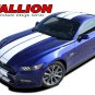 2015 2016 2017 Ford Mustang 10" in Hood Racing Rally Stripe Vinyl Graphic Decal