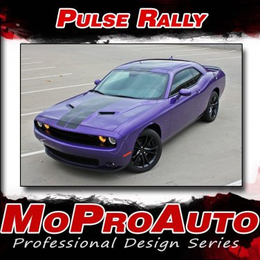 2008-2017 Dodge Challenger SXT SE R/T PULSE RALLY Stripe Decals 3M Vinyl PD4250
